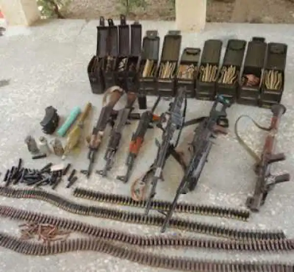 Photos: Troop Repels Boko Haram Attack In Gulak, Recovers Vehicles, Ammunition
